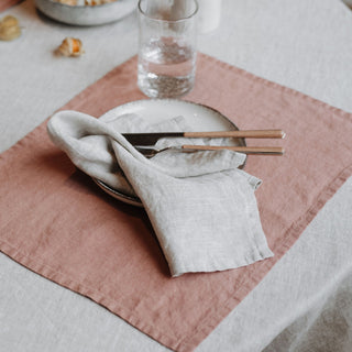 Melange Lightweight Linen Napkins Set of 2 - Linen Tales B2B 5