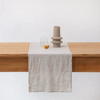 Melange Lightweight Linen Table Runner - Linen Tales B2B 