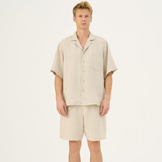 Melange Linen Amabilis Shorts - Linen Tales B2B 