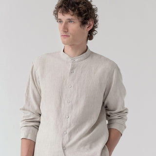 Melange Linen Currant Loungewear Set - Linen Tales B2B 