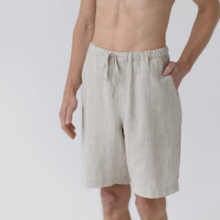 Melange Linen Fern Pyjama Set - Linen Tales B2B 3