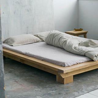 Melange Linen Flat Sheet - Linen Tales B2B 