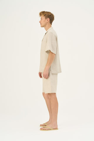 Melange Linen Libertas Shirt - Linen Tales B2B 3