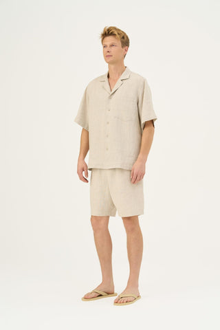 Melange Linen Libertas Shirt - Linen Tales B2B 