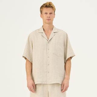 Melange Linen Libertas Shirt - Linen Tales B2B 