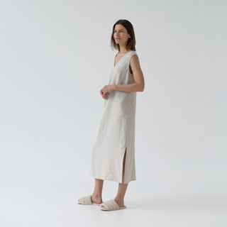Melange Linen Nasturtium Nightdress - Linen Tales B2B 