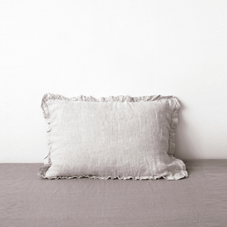 Melange Linen Pillowcase with Frills - Linen Tales B2B 
