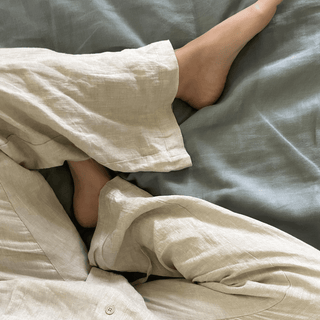 Melange Linen Primrose Loungewear Set - Linen Tales B2B 7