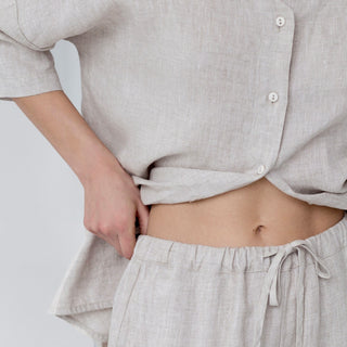 Melange Linen Primrose Loungewear Set - Linen Tales B2B 3