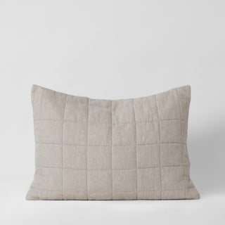 Melange Linen Quilted Pillow Shams - Linen Tales B2B 1