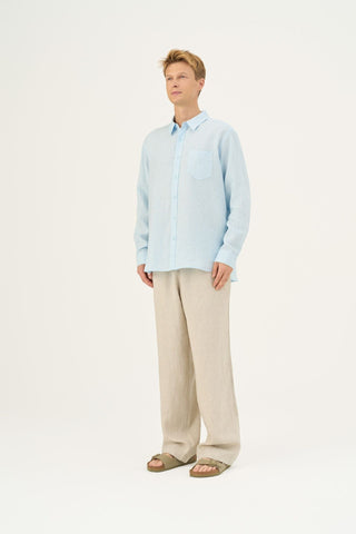 Melange Linen Sensus Trousers - Linen Tales B2B 