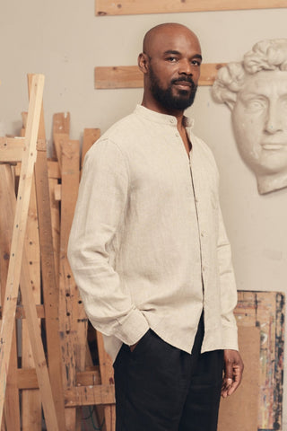 Melange Linen Snapdragon Shirt - Linen Tales B2B 2