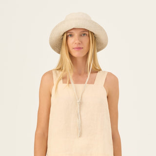 Melange Linen Solaris Hat - Linen Tales B2B 