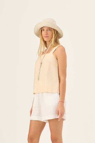 Melange Linen Solaris Hat - Linen Tales B2B 
