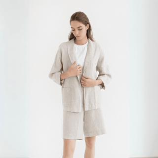 Melange Linen Sonata Jacket - Linen Tales B2B 