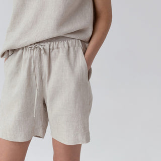 Melange Linen Verbena Pyjama Set - Linen Tales B2B 4