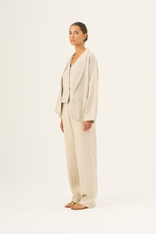 Melange Linen Willow Trousers - Linen Tales B2B 4