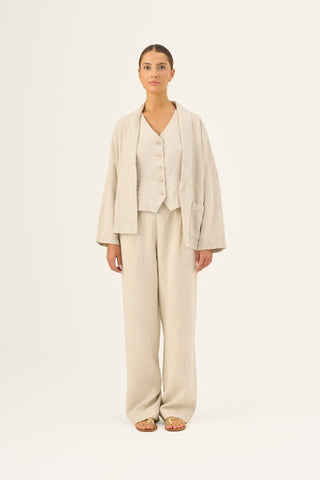 Melange Linen Willow Trousers - Linen Tales B2B 3