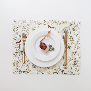 Mistletoe Linen Placemat - Linen Tales B2B 