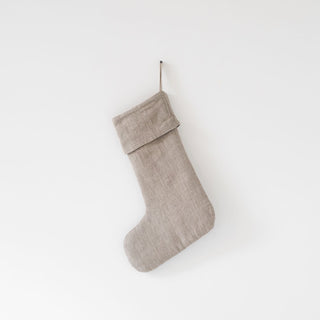 Natural Christmas Stocking - Linen Tales B2B 2