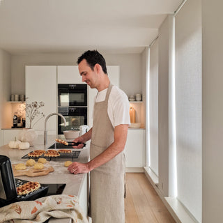 Natural Linen Chef Apron - Linen Tales B2B 