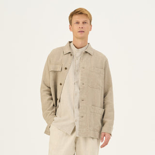 Natural Linen Maple Jacket - Linen Tales B2B 