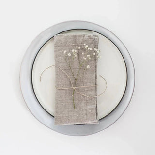 Natural Linen Napkins Set of 2 - Linen Tales B2B 