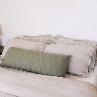Natural Linen Pillowcase with Frills - Linen Tales B2B 4