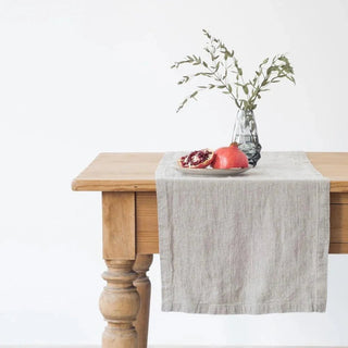 Natural Linen Table Runner - Linen Tales B2B 