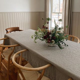 Natural Linen Tablecloth - Linen Tales B2B 