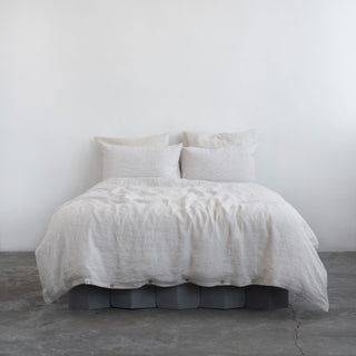 Natural Stripes Linen Duvet Cover Set - Linen Tales B2B 