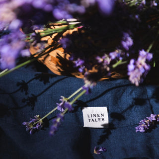 Navy Linen Table Runner - Linen Tales B2B 2