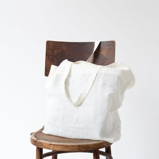 Off - White Linen Big Bag - Linen Tales B2B 