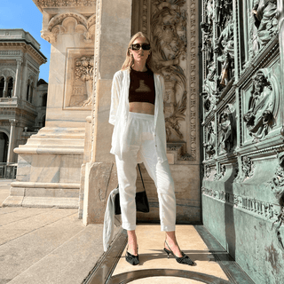 Optical White Linen Oregano Shirt - Linen Tales B2B 5