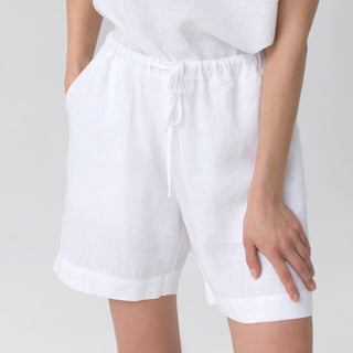 Optical White Linen Verbena Pyjama Set - Linen Tales B2B 4