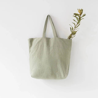 Sage Linen Big Bag - Linen Tales B2B 
