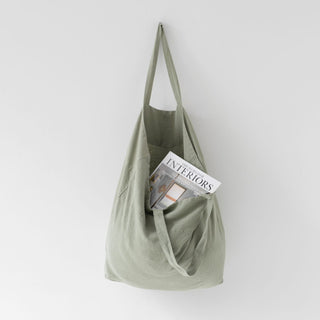 Sage Linen Big Bag - Linen Tales B2B 
