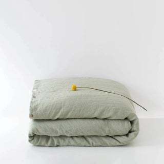 Sage Linen Duvet Cover - Linen Tales B2B 