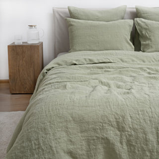 Sage Linen Duvet Cover - Linen Tales B2B 3
