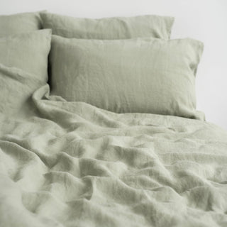 Sage Linen Duvet Cover Set - Linen Tales B2B 