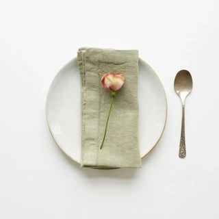 Sage Linen Napkins Set of 2 - Linen Tales B2B 