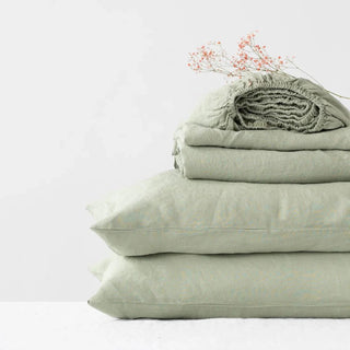 Sage Linen Sheet Set - Linen Tales B2B 
