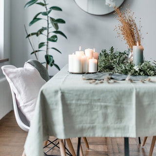 Sage Linen Tablecloth - Linen Tales B2B 3