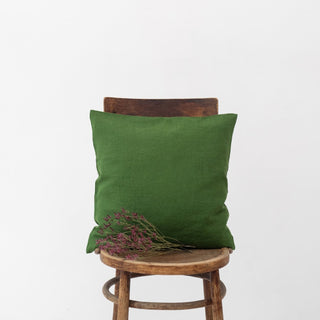 True Green Linen Cushion Cover - Linen Tales B2B 