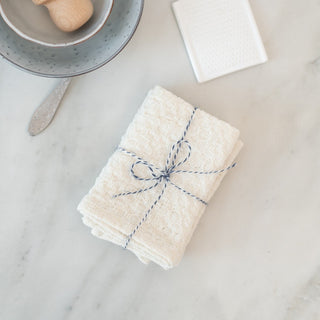 Undyed Linen Dishcloth Set of 2 - Linen Tales B2B 