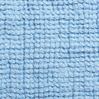 Unwashed Baby Blue Linen Waffle Fabric 240 g/m2 - Linen Tales B2B 