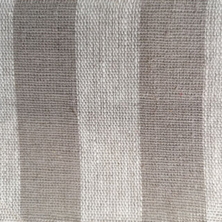 Unwashed Gray Natural Stripe Vintage Linen Fabric 310 g/m2 - Linen Tales B2B 