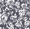 Unwashed Porcelain Flowers Linen Fabric 125 g/m2 - Linen Tales B2B 