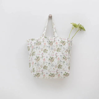 White Botany Linen Big Bag - Linen Tales B2B 