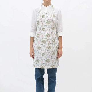 White Botany Linen Daily Apron - Linen Tales B2B 